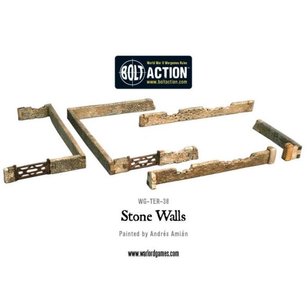 Bolt Action - Terrain - Stone Walls