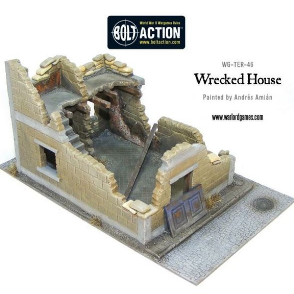 Bolt Action - Terrain - Wrecked House