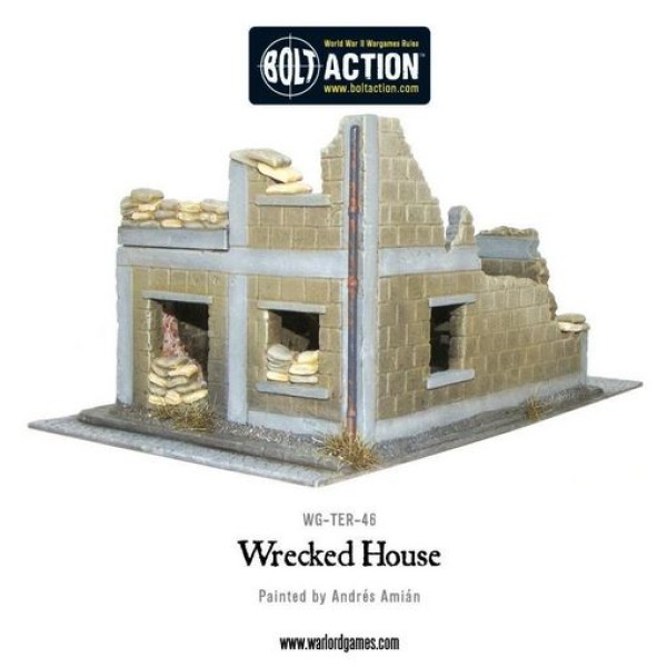 Bolt Action - Terrain - Wrecked House