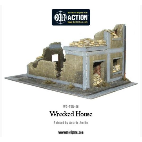 Bolt Action - Terrain - Wrecked House