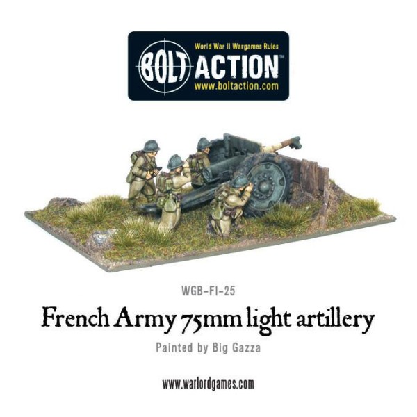 Bolt Action - French - 75mm Light Artillery