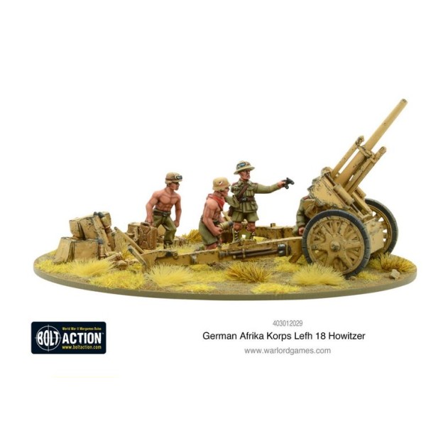 Bolt Action - Germany - Afrika Korps LeFH 18 10.5cm medium artillery