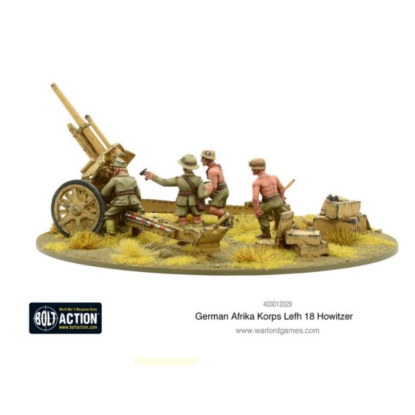 Bolt Action - Germany - Afrika Korps LeFH 18 10.5cm medium artillery