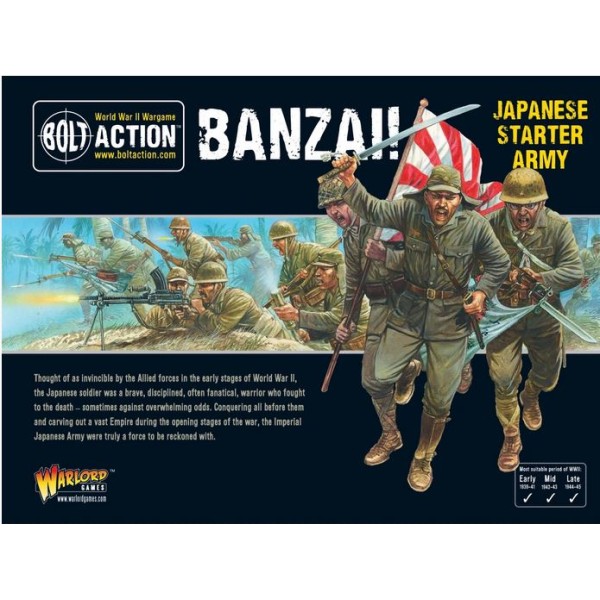 Bolt Action - Japan - Banzai! Imperial Japanese Starter Army 1000pts