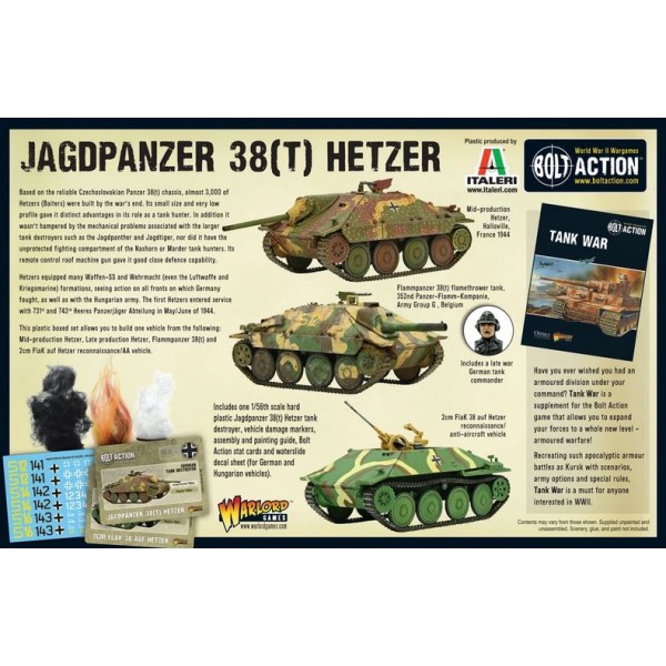 Bolt Action - Germany - Jagdpanzer 38 (T) Hetzer
