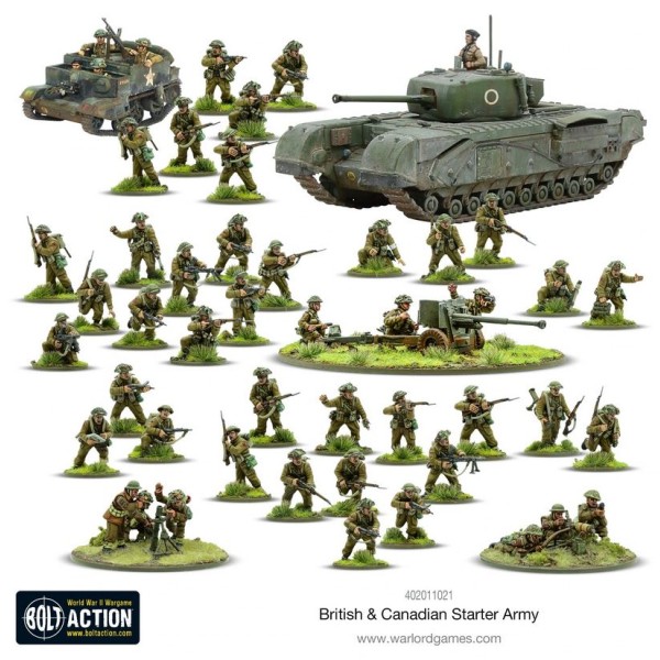 Bolt Action - British - British and Canadian Army (1943-45) Starter Army 