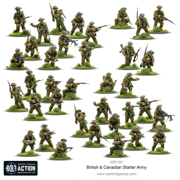 Bolt Action - British - British and Canadian Army (1943-45) Starter Army 