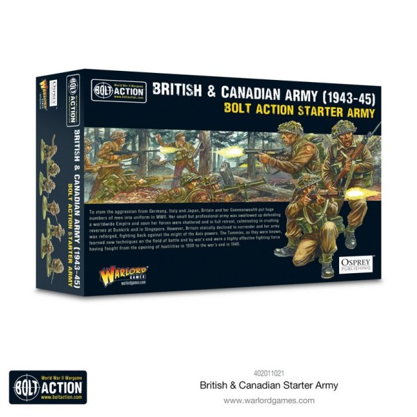 Bolt Action - British - British and Canadian Army (1943-45) Starter Army 