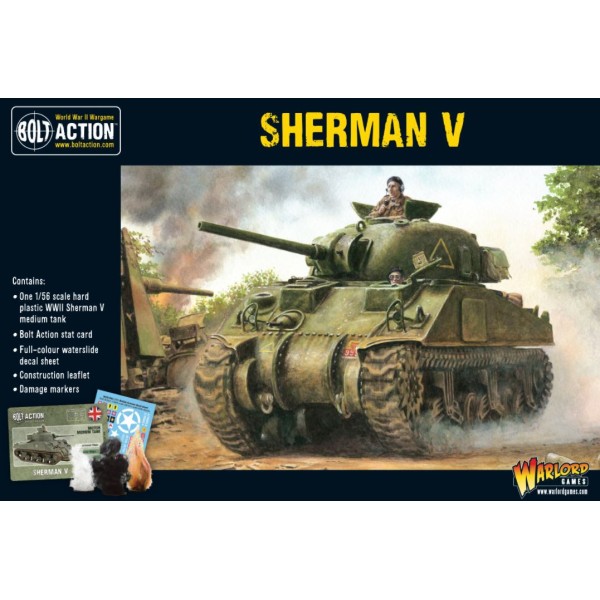 Bolt Action - British - Sherman V British Tank (Plastic)