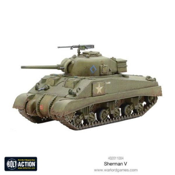 Bolt Action - British - Sherman V British Tank (Plastic)