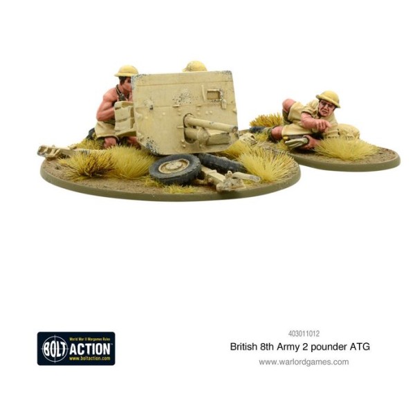 Bolt Action - British - 8th Army 2 pounder ATG