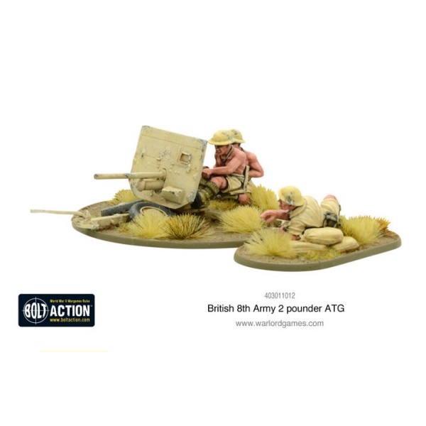 Bolt Action - British - 8th Army 2 pounder ATG