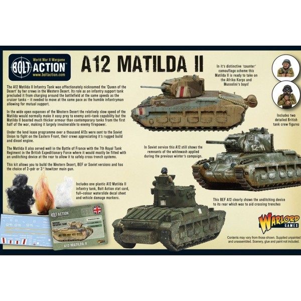 Bolt Action - British - A12 Matilda II tank