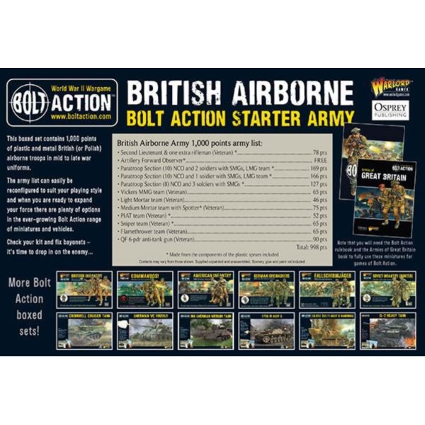 Bolt Action - British Airborne - Starter Army