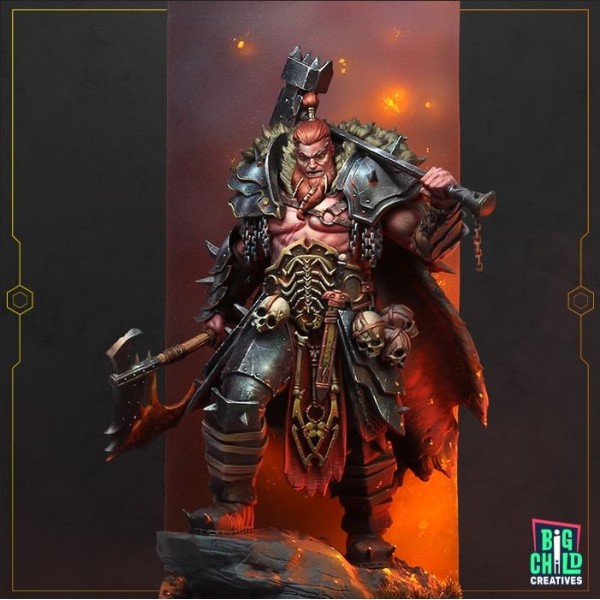 Big Child Creatives - 75mm Figures - Dungeons and Heroes - Wulfgar “The Boneripper”