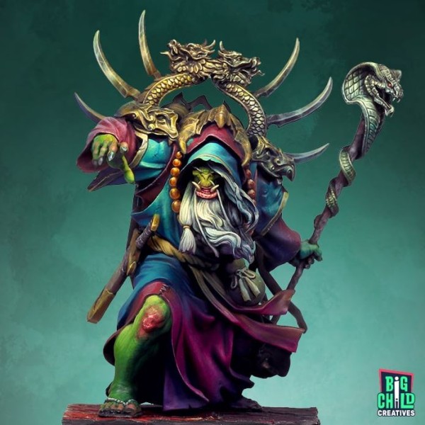 Big Child Creatives - 75mm Figures - Legends of the Jade Sea - Oglak Xiao the Wizard