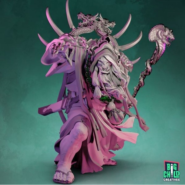 Big Child Creatives - 75mm Figures - Legends of the Jade Sea - Oglak Xiao the Wizard