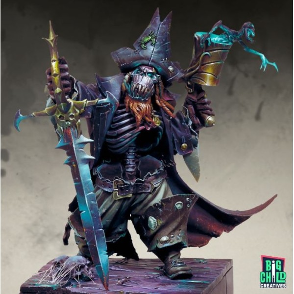 Big Child Creatives - 75mm Figures - Pirates of the Storm Coast - Kaptain Albrork The Fourfold Damned