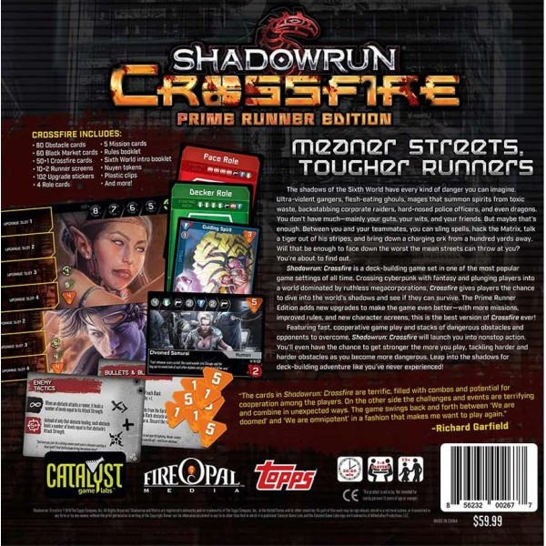 Shadowrun Crossfire - Prime Runner Edition - Core Set