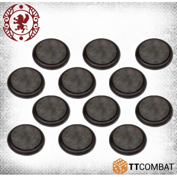 Carnevale - Cobblestone Bases - 40mm (12) 