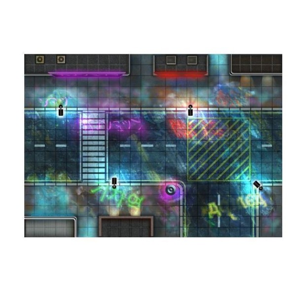 Battle Mats - Big Book of CyberPunk Battle Mats