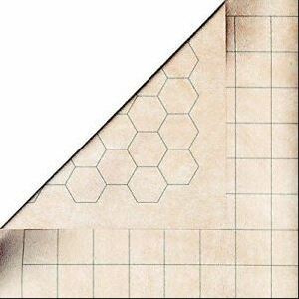 Chessex - Reversible Battlemat - 1½ Squares and 1½ Hexes (23½ x 26)