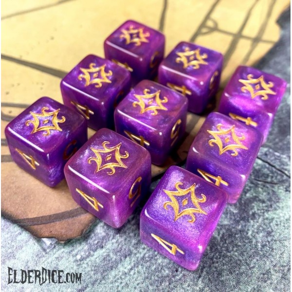 Elder Dice - Star of Azathoth Dice - Nebula d6 Set