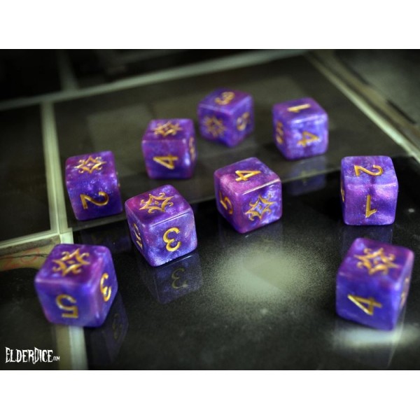 Elder Dice - Star of Azathoth Dice - Nebula d6 Set