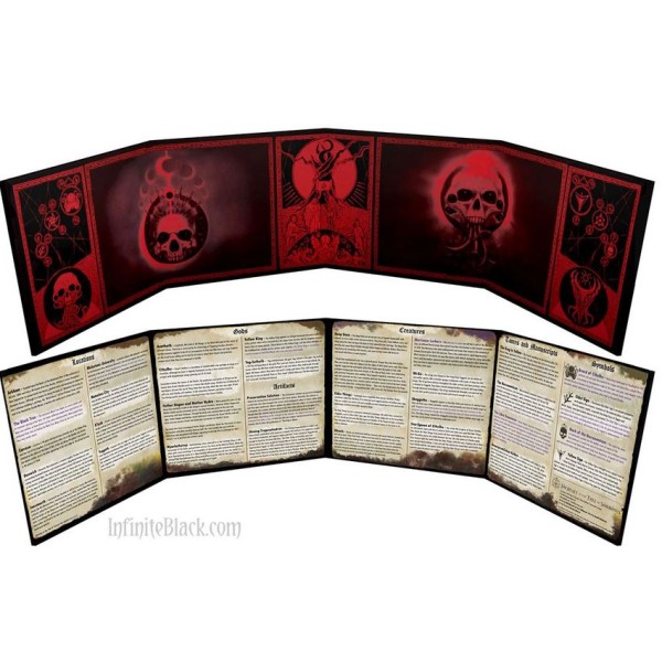 Lorecrafter GM Screen - Doom Edition - (System Neutral Cthulhu Mythos Game aid)