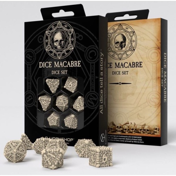 Q-Workshop - Dice Macabre - RPG Dice Set