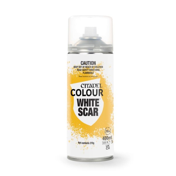 Games Workshop - Spray - White Scar - (In Store only - No Shipping)
