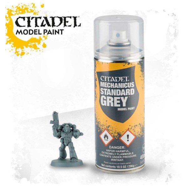 Games Workshop - Spray - Mechanicus Standard Grey - (In Store only - No Shipping)
