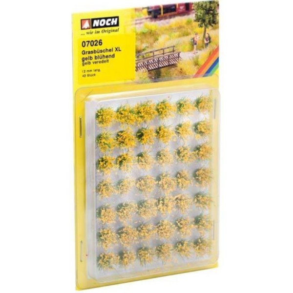 Clearance - Noch - Grass Tufts Blooming Yellow - XL