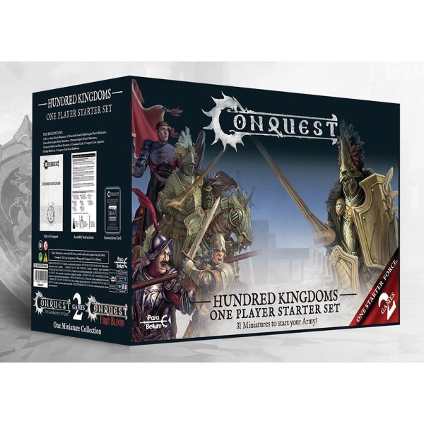Conquest - The Last Argument of Kings - One Player Starter Set - The Hundred Kingdoms (2023)
