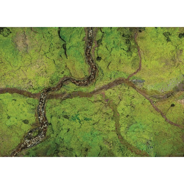 Conquest - Gaming Mats By Kraken - River Valley 4'x4' (Pick-up Only)