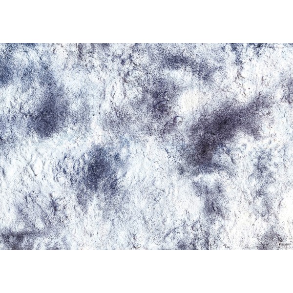 Conquest - Gaming Mats By Kraken - Snow Plain 4'x4' (Pick-up Only)