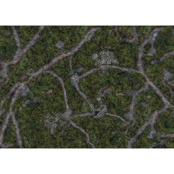 Conquest - Gaming Mats By Kraken - Ancient Green 4'x4' (Pick-up Only)