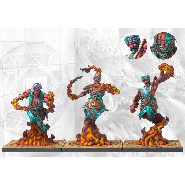 Conquest - The Last Argument of Kings - The Sorcerer Kings - Efreet Flamecasters (Dual kit)