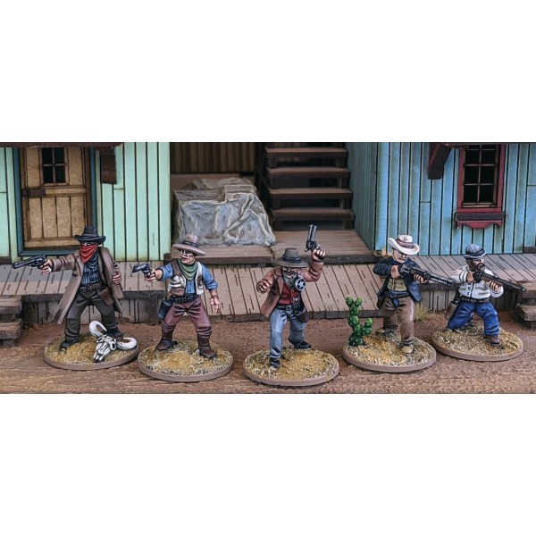 Dead Man's Hand - Plastic Gunfighters - Boxed Set