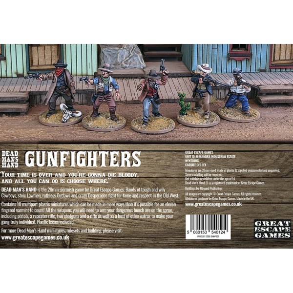 Dead Man's Hand - Plastic Gunfighters - Boxed Set