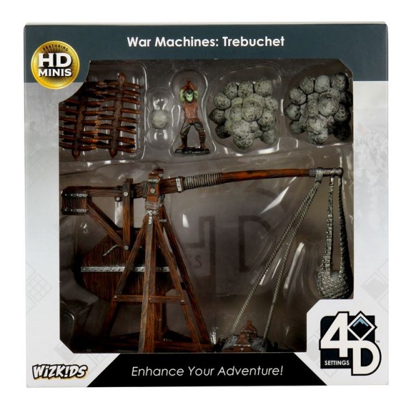 Clearance - WizKids - Fantasy RPG Terrain - Pre-painted 4D War Machines - Trebuchet