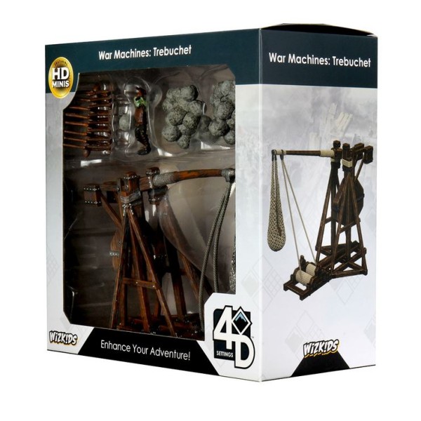 Clearance - WizKids - Fantasy RPG Terrain - Pre-painted 4D War Machines - Trebuchet