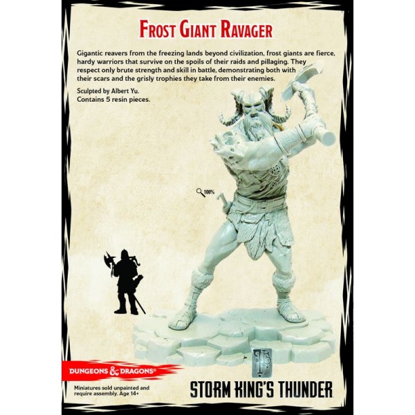 Clearance - D&D - Collector's Series - Rime of the Frostmaiden - Frost Giant Ravager