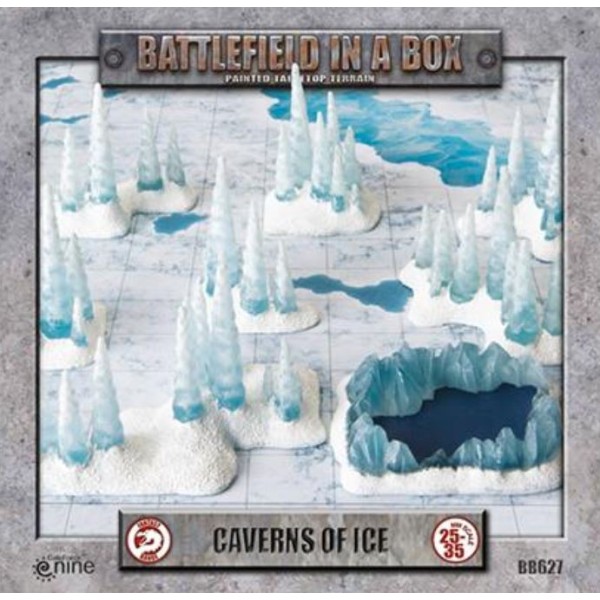 GF9 - Battlefield in a Box - Caverns of Ice - 3d Pre-Painted Terrain Set