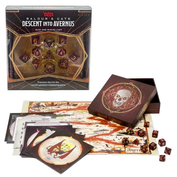 Dungeons & Dragons - 5th Edition - Baldur's Gate: Descent Into Avernus Dice and Miscellany Set