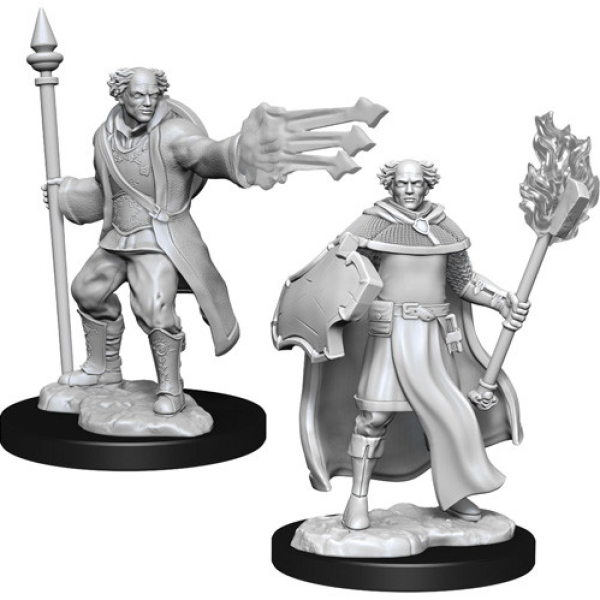 Clearance - D&D - Nolzur's Marvelous Unpainted Minis: Male Multiclass Cleric & Wizard