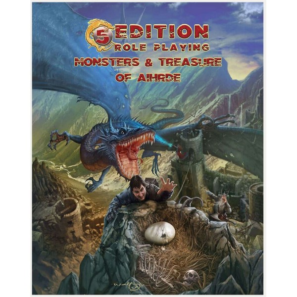 5th Edition Roleplaying - Monsters and Treasure of Aihrde - Troll Lord Games