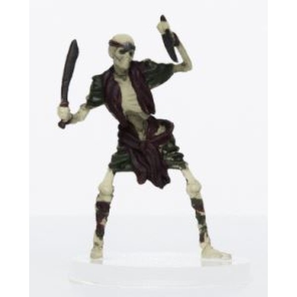 Clearance - Role 4 Initiative - Pre-Painted Fantasy Miniatures - Skeletons Group of 3 - Set B - Blademaster, Spearman, Wolf