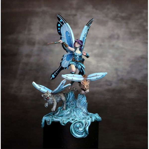 Dark Sword Miniatures - Visions in Fantasy - Ali the Fairy w/ Winged Cats