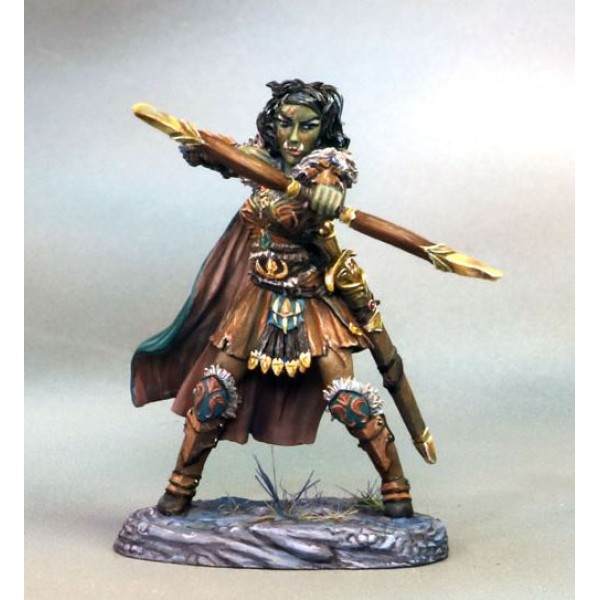 Dark Sword Miniatures - Visions in Fantasy - Female Half Orc Ranger w/ Bow